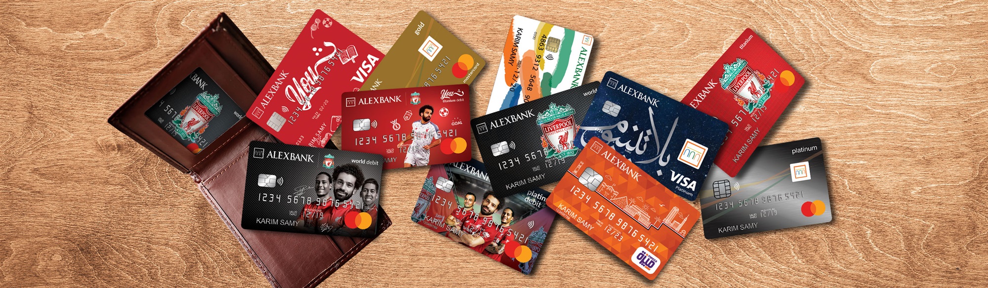 بطاقات فيزا من بنك الإسكندرية