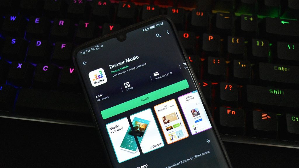 تطبيق Deezer للموسيقى