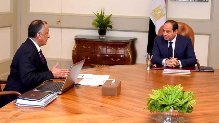 الرئيس عبد الفتاح السيسي يجتمع مع طارق عامر محافظ البنك المركزي