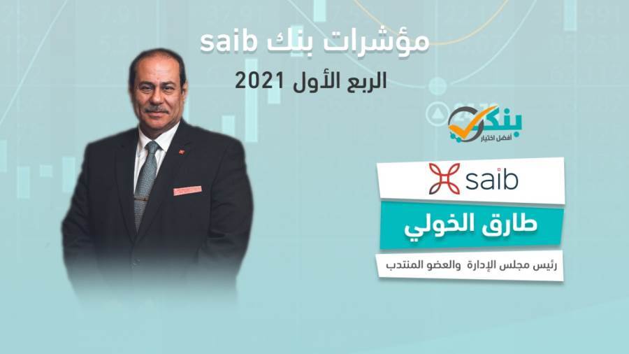 مؤشرات بنك saib بنهاية الربع الأول