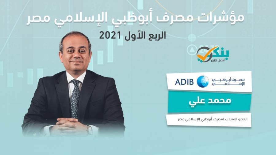 مؤشرات مصرف أبوظبي الإسلامي - مصر بالربع الأول من 2021