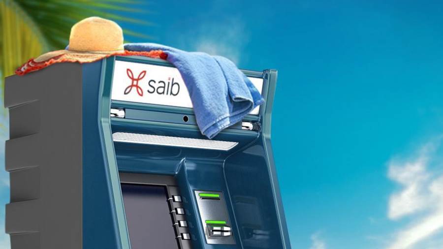 ماكينات الصراف الآلي بنك Saib