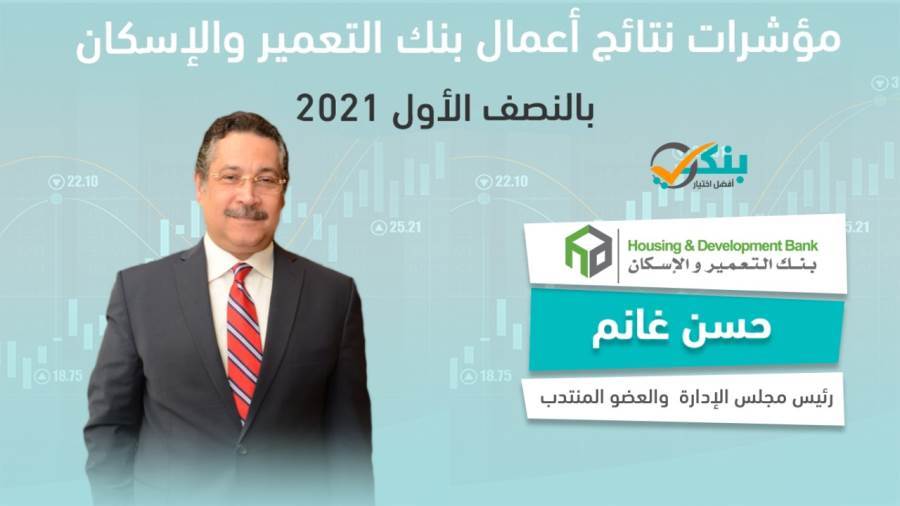 مؤشرات بنك التعمير والإسكان بالنصف الأول من 2021