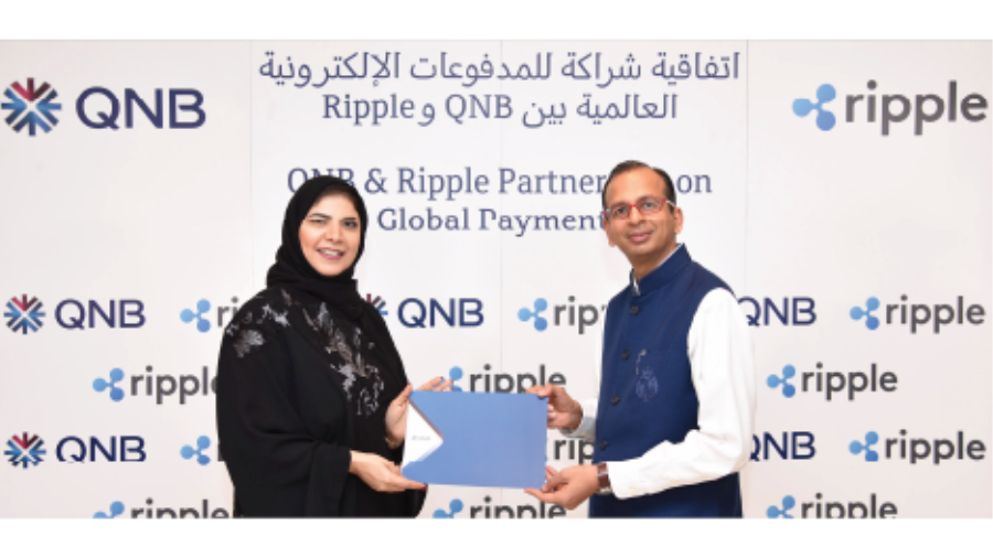 شراكة بين مجموعة QNB وRipple