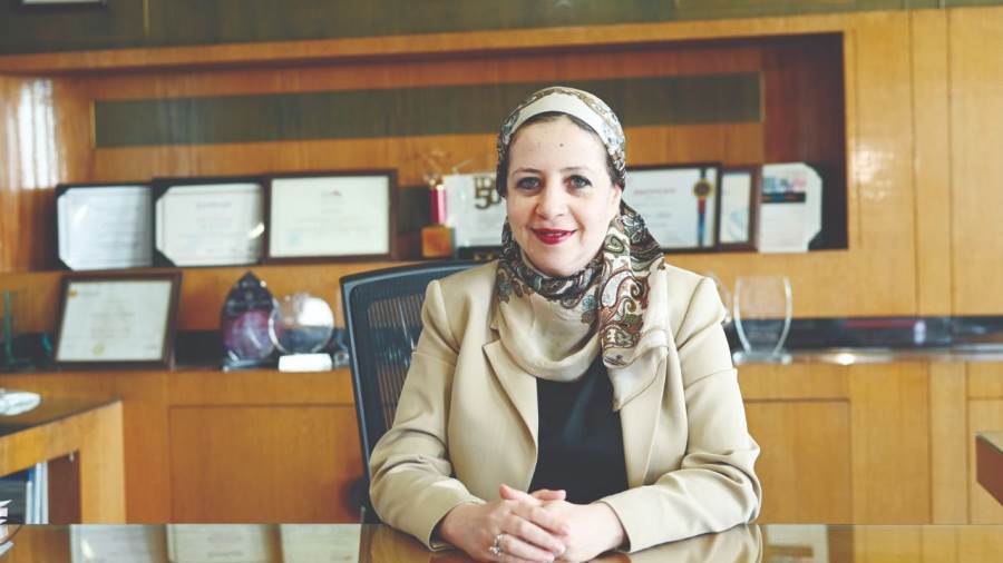 عبير خضر رئيس قطاع أمن المعلومات في البنك الأهلي المصري
