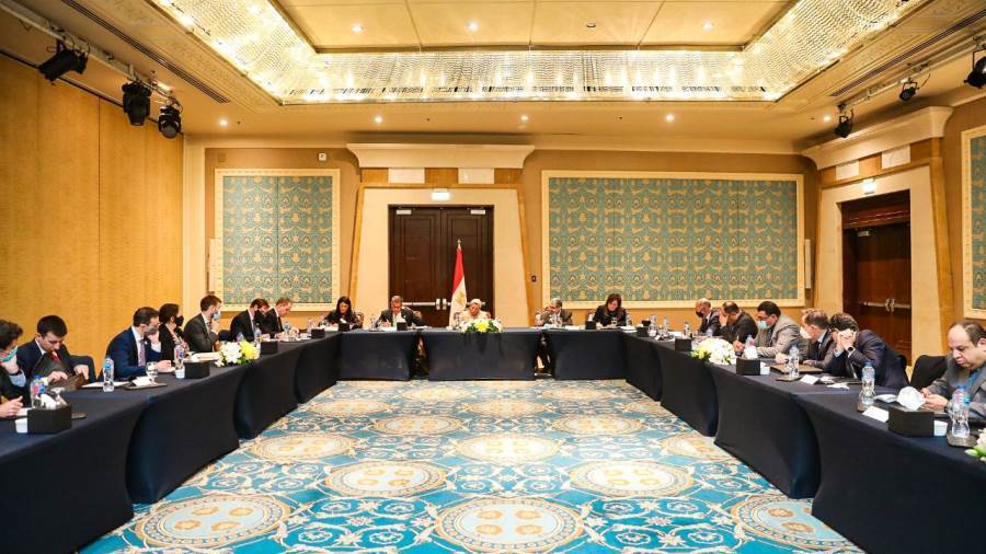 جلسة وزيرة البيئة مع ألوك شارما رئيس مؤتمر المناخ COP26