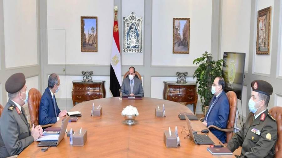 اجتماع الرئيس عبدالفتاح السيسي اليوم