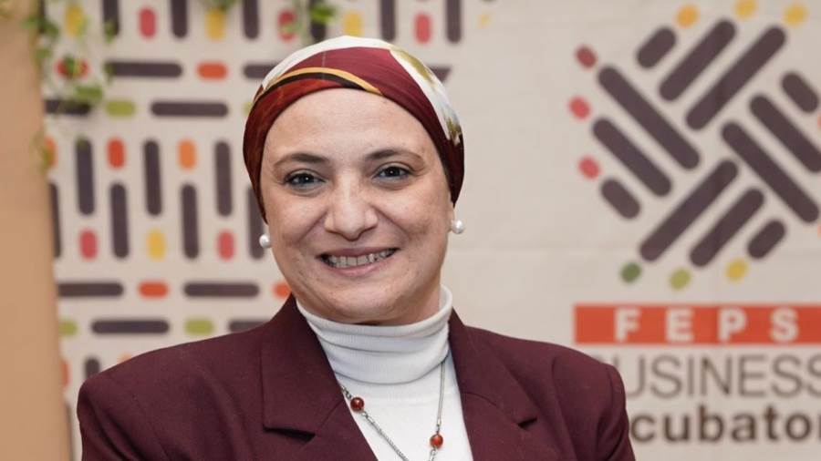 الدكتورة هبة مدحت المدير التنفيذي لحاضنة أعمال كلية الاقتصاد والعلوم السياسية