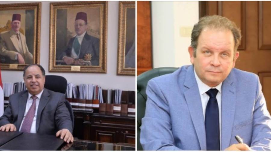 المهندس عاطر حنورة ومحمد معيط وزير المالية