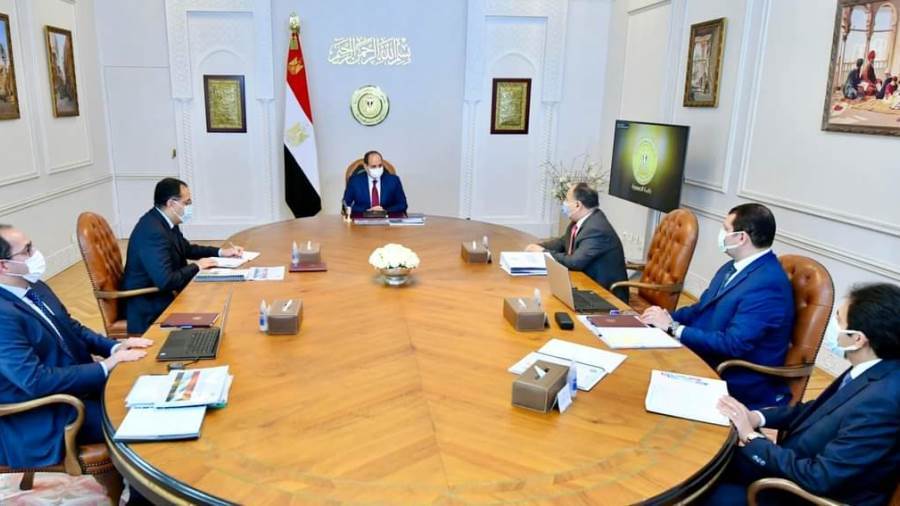 اجتماع الرئيس عبد الفتاح السيسي