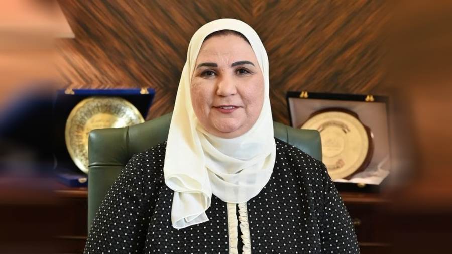 نيفين القباج وزيرة التضامن الاجتماعي ورئيس مجلس إدارة بنك ناصر الاجتماعي
