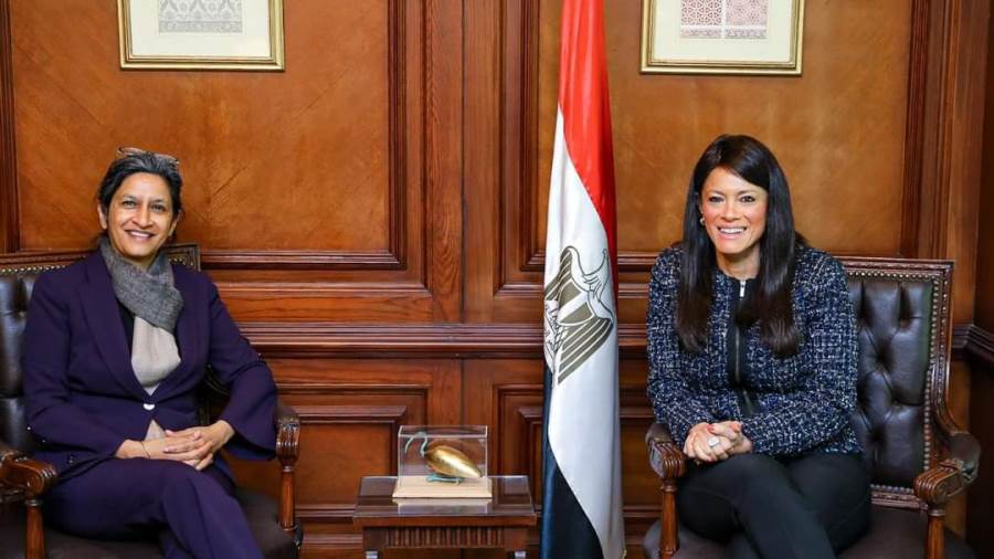 د.رانيا المشاط تستقبل نائب رئيس البنك الدولى للتنمية البشرية