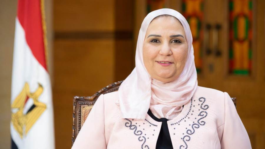 نيفين القباج وزيرة التضامن الاجتماعي ورئيس مجلس إدارة بنك ناصر الاجتماعي