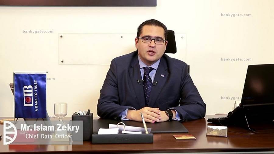إسلام ذكري رئيس القطاع المالي والإستراتيجية ببنك CIB