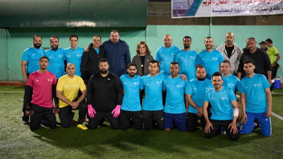فريق بنك قناة السويس في الدورة الرمضانية للبنوك