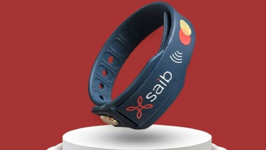 أسورة الدفع الالكترونية saib Payband من بنك saib