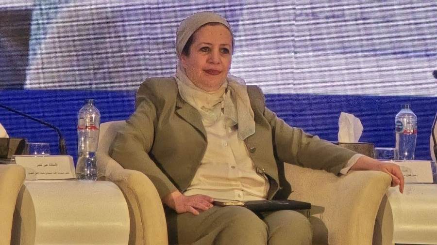 عبير خضر رئيس مجموعة الأمن السيبراني بالبنك الأهلي المصري