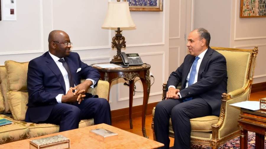 مقابلة وزير الخارجية مع رئيس البنك الأفريقي للتصدير والاستيراد