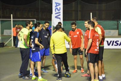 بدء المباراة الثانية فى تصفيات قبل النهائي من البطولة الدولية للبنوك والشركات المالية بين CIB و QNB