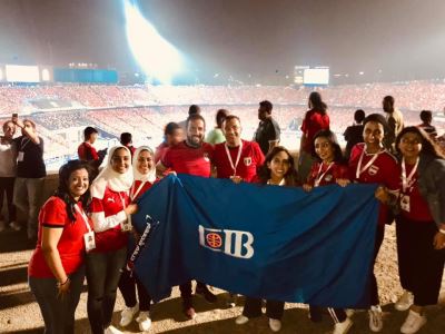 صور| بنك CIB يساند المنتخب المصري في مباراته الثانية بأمم أفريقيا من الاستاد