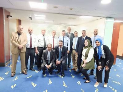 فريق عمل "المصرف المتحد" يحتفل بتقرير فرع المساحة