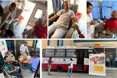 التجاري وفا بنك يشارك في حملة قطرة دم تساوي حياة