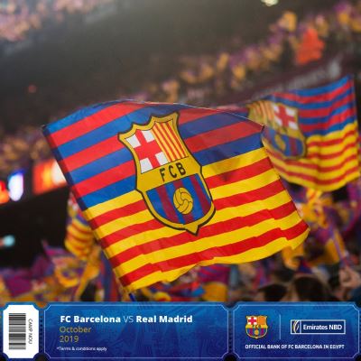 احصل على فرصة لربح رحلة مدفوعة مقدمًا إلى "كامب نو".. مع بطاقات نادي برشلونة الإئتمانية من بنك الإمارات دبي