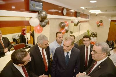 صور| محافظ أسيوط يفتتح فرع بنك مصر بمقره الجديد بحي غرب