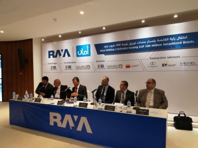 "الأهلي المصري" و "CIB" يشاركان في إصدار سندات توريق بـ 500 مليون جنيه لراية القابضة