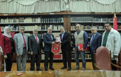 بروتوكول تعاون بين البنك الأهلي والنادي الأهلي لإنشاء فرع الشيخ زايد