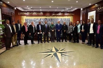 صور| بنك تنمية الصادرات" يستعرض مشروع الصوب الزراعية بالأقصر