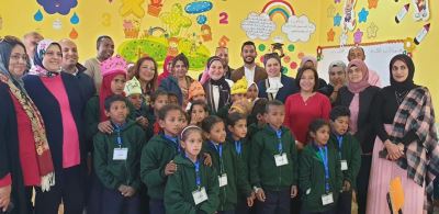 صور| زيارة فريق عمل البنك المصري لتنمية الصادرات للمدارس المجتمعية بالأقصر