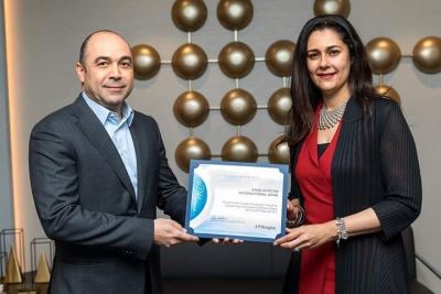 صور| العربي الإفريقي الدولي يحصد "جائزة الجودة" من JP Morgan