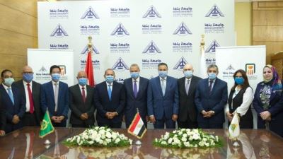 البنك الأهلي يتولى ميكنة متحصلات الطلبة والعاملين بجامعة بنها