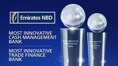 بنك الإمارات دبي الوطني - مصر يحصد جائزتين من مجلة «إنترناشيونال فاينانس»