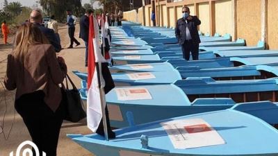 بنك القاهرة ينتهي من تطوير إحدى قرى قنا ويوفر مشروعات تنموية لأهلها «صور»