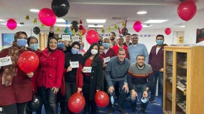 في أجواء تعكس روح الفريق.. موظفو المصرف المتحد يحتفلون بالعام الجديد «صور»