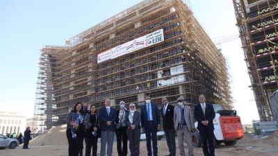 مجلس إدارة بنك تنمية الصادرات يتفقد سير العمل بمبني العاصمة الإدارية «صور»