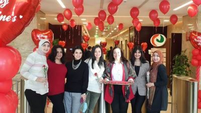 بنك تنمية الصادرات يحتفل بالفلانتين بطريقته الخاصة «صور»