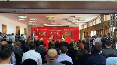 انطلاق المؤتمر الصحفي للإعلان عن بطاقات saib النادي الأهلي