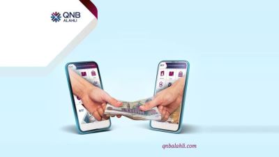 حول من حسابك لأي حساب في بنك آخر مع الخدمات المصرفية عبر الموبايل من QNB الأهلي