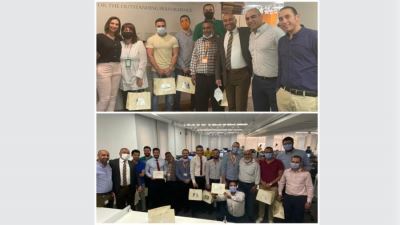 بنك المشرق مصر يحتفل بموظفيه الفائزين في مسابقة فوازير رمضان