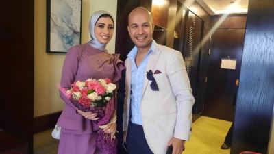 حفل خطوبة كريمة المهندس حسام الملا والدكتورة أمل فهمي «صور»