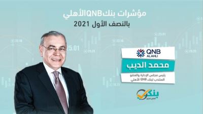 مؤشرات بنك QNB الأهلي بالنصف الأول من 2021 «إنفوجرافيك»