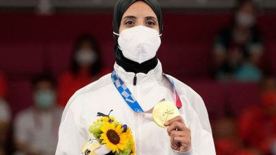 بنك القاهرة يهنئ فريال أشرف لحصولها على ذهبية أولمبياد طوكيو في الكاراتيه