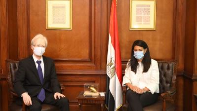 وزيرة التعاون الدولي تبحث مع السفير الياباني مشروعات التعاون الإنمائي المستقبلية