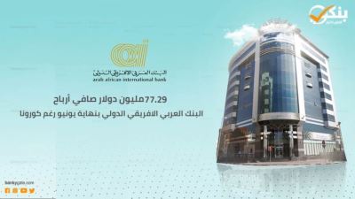 77.29 مليون دولار صافي أرباح البنك العربي الافريقي الدولي بنهاية يونيو «فيديو»