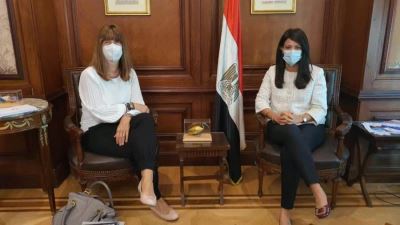 المشاط تتابع مفاوضات إطلاق الاستراتيجية القطرية الجديدة مع البنك الأوروبي لإعادة الإعمار