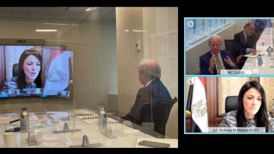 وزيرة التعاون الدولي تعقد اجتماعًا موسعًا مع قيادات مجموعة البنك الدولي 