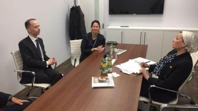 وزيرة البيئة تلتقي رئيس HSBC التنفيذي لمناقشة آليات التعاون المشترك باستراتيجيات المناخ